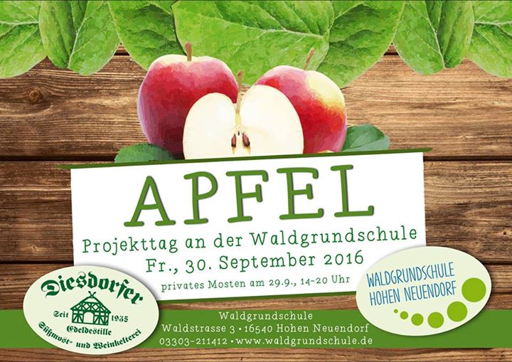 Apfel-Projekttag an der Waldgrundschule

Was ist alles im Apfelsaft drin? 
Warum…