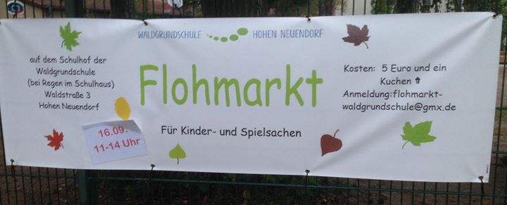 Flohmarkt des Fördervereins